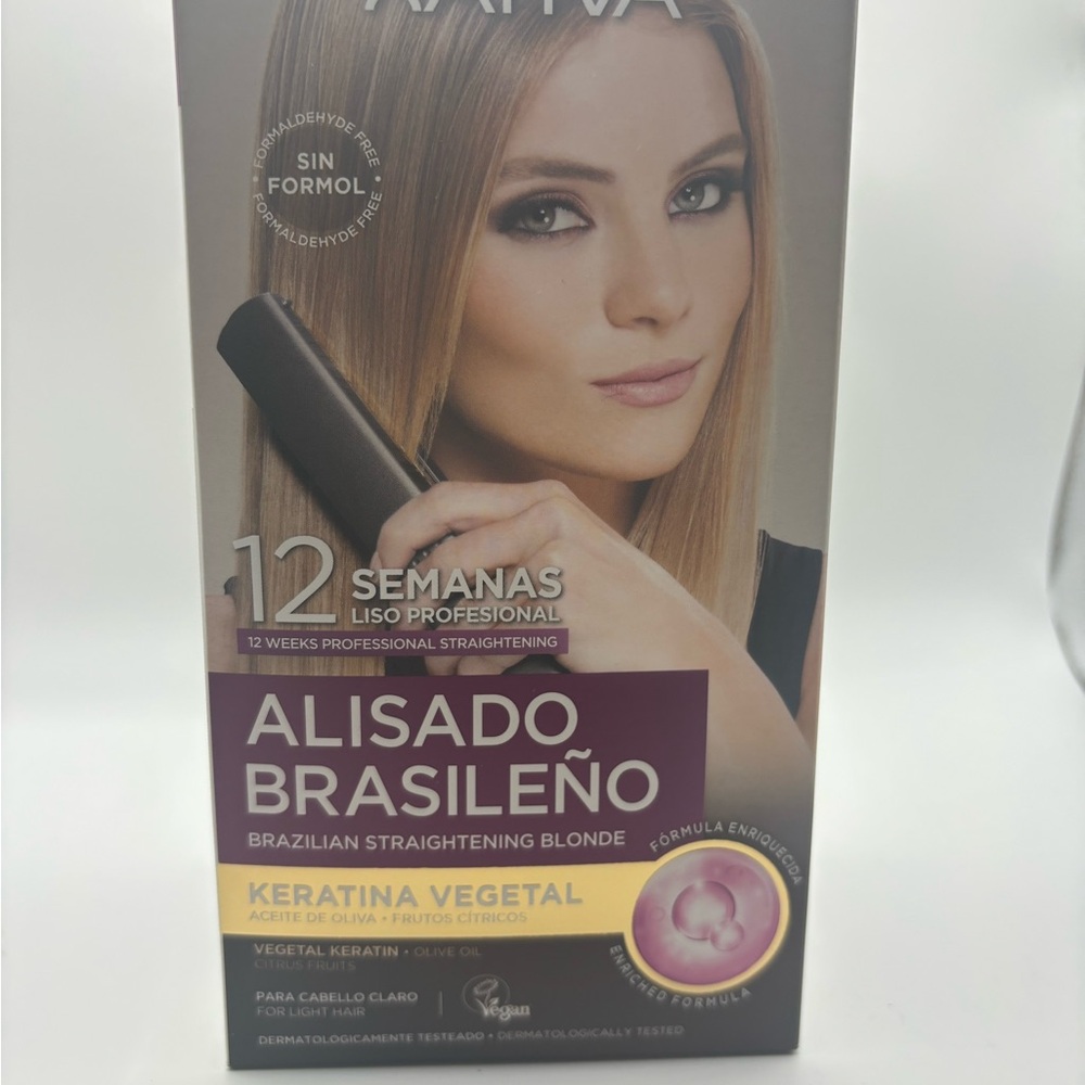 Ativa Brazilian Straightening Blonde Hair Treatment